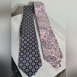2 Vintage Christian Dior ties All Silk